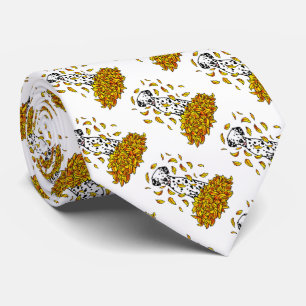 Corbata Caídas Sale de Dalmatian (negro 1) Perro Jugando C