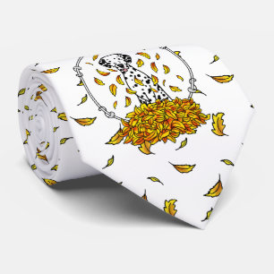 Corbata Caídas Sale de Dalmatian (negro 1) Perro Jugando C