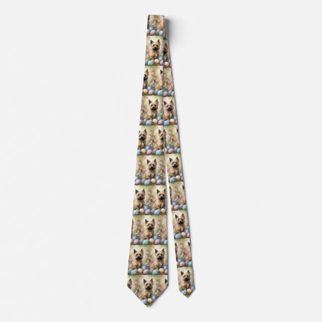 Corbata Cairn Terrier con vacaciones en Pascua (Anverso)