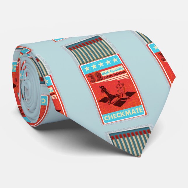 Corbata Caja retro que coincide con el arte pop (Enrollado)