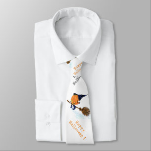 Corbata Calabaza de bruja de pezuña de cuello de Halloween