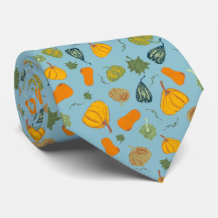 Corbata Calabaza de caída y patrón de cizallamiento Verde