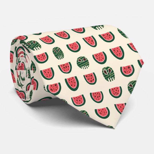 Corbata Calabaza de Sandía de Summerween  (Enrollado)