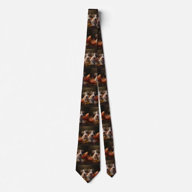 Corbata Calabaza deslumbrante de aguacate otoñal de Wire F (Anverso)