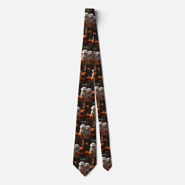 Corbata Calabaza deslumbrante de algodón de tulear pipa ot (Anverso)