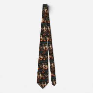Corbata Calabaza deslumbrante de bullmastiff Puppy otoño