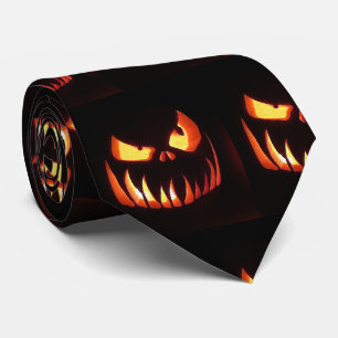 Corbata Calabaza feliz de Halloween