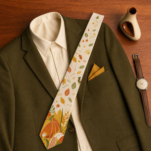 Corbata Calabaza Retro Modernidad de Mitad de Siglo de Acc