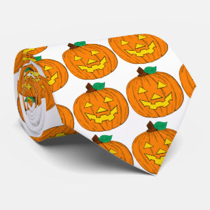 Corbata Calabazas de Halloween