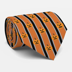 Corbata Calabazas divertidas y divertidas de Halloween