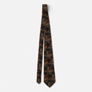 Corbata Calabazas Ridgeback de Rodesia Halloween de Terror