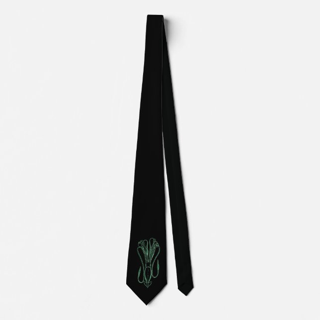Corbata Calamar estilo Light Letterpress (Anverso)