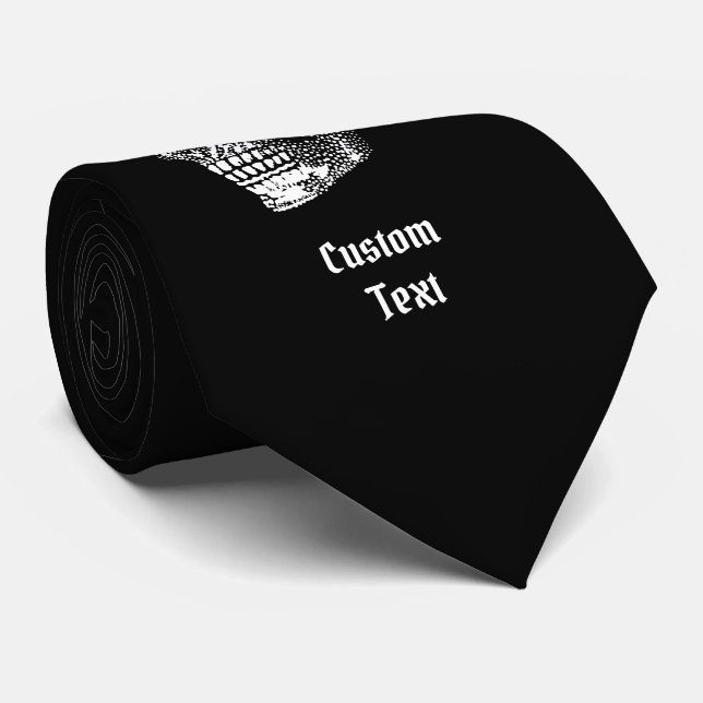 Corbata Calavera (Enrollado)