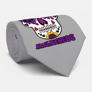 Corbata Calavera de azúcar/Conciencia... Fibro