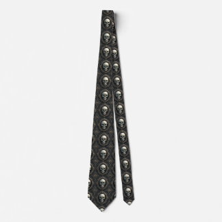Corbata Calavera Decorativa