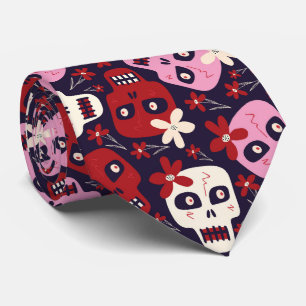 Corbata Calavera Halloween