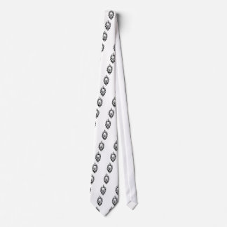 Corbata Calavera humana en llamas