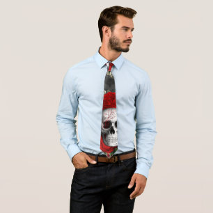 Corbata Calavera Necktie