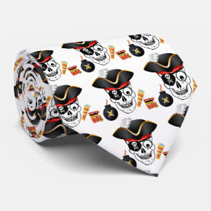 CORBATA CALAVERA PIRATA