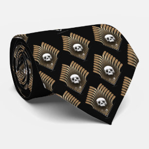 Corbata Calavera y garrapatas (hockey)