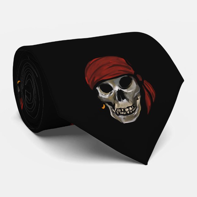 Corbata Calaveras (Enrollado)