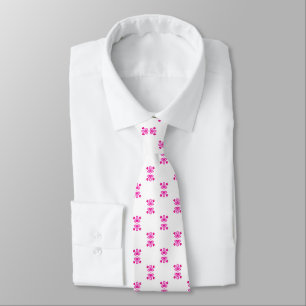 Corbata Calcetines de patrón rosado caliente