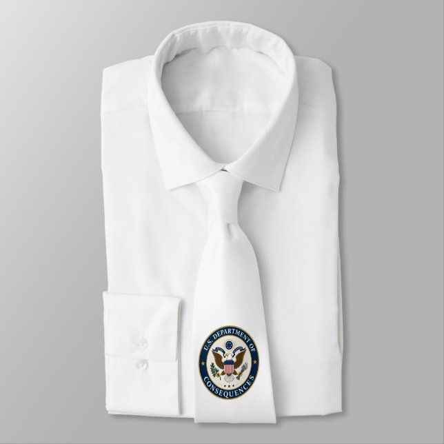 Corbata Calcomanías de ventana del U.S.D.O.C. (Atado)