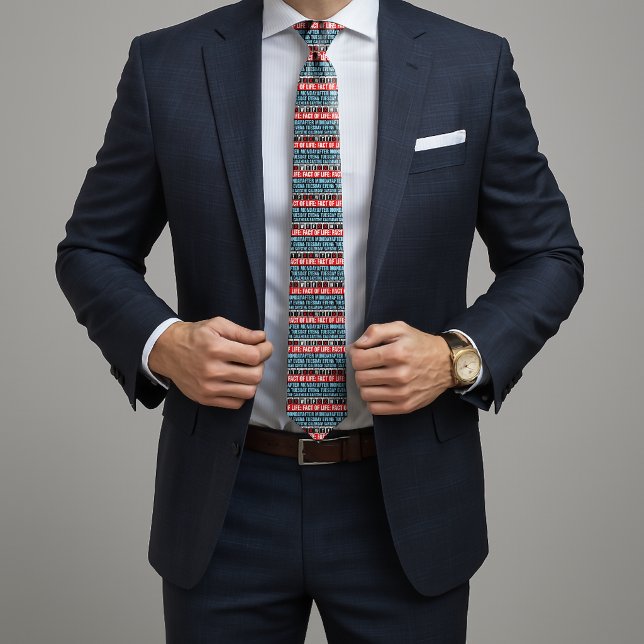 Corbata Calendario de Hechos de la Vida Dice Humor WTF (Subido por el creador)