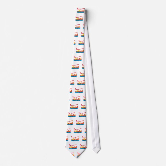 Corbata Calgary cyrillic (Anverso)