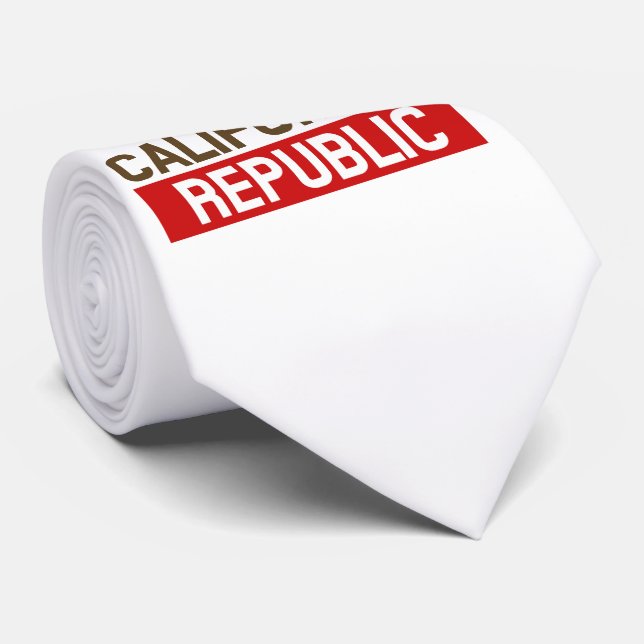 Corbata California Republic for Holidays style (Enrollado)