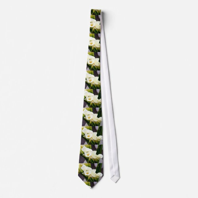 Corbata calla lilies necktie (Anverso)