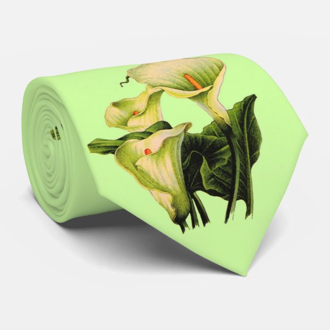 Corbata calla lily calla lilies (Enrollado)