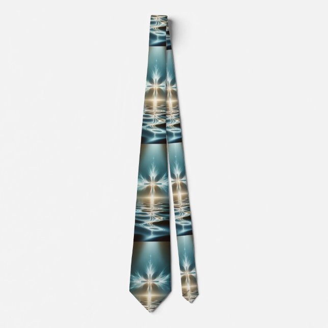 Corbata Calm Waters Baptismal Cross (Anverso)