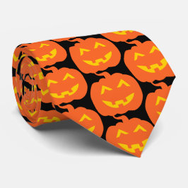 Corbata Calzado de calabaza de Halloween