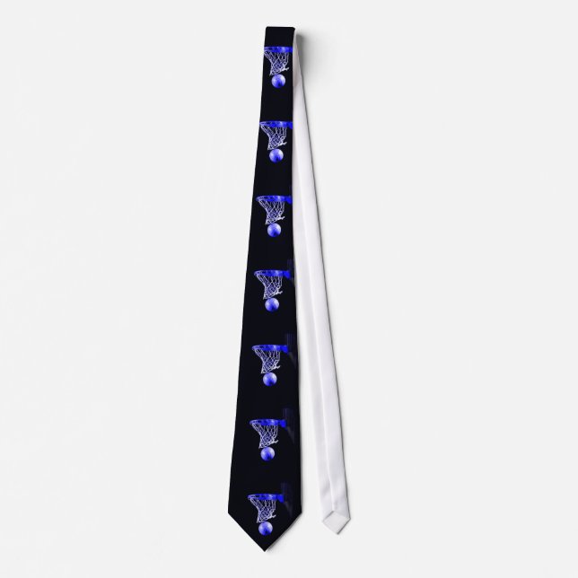 Corbata Calzado de cuello de baloncesto azul (Anverso)