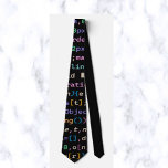 Corbata Calzado de cuello del código del equipo<br><div class="desc">Este corbata moderno incluye un código de programación. ¡Esto es perfecto para los entusiastas del ordenador en tu vida! Foto de Rahul Mishra,  2023. ¡Disfruta de tu nuevo atajo de cuello para el código informático!</div>