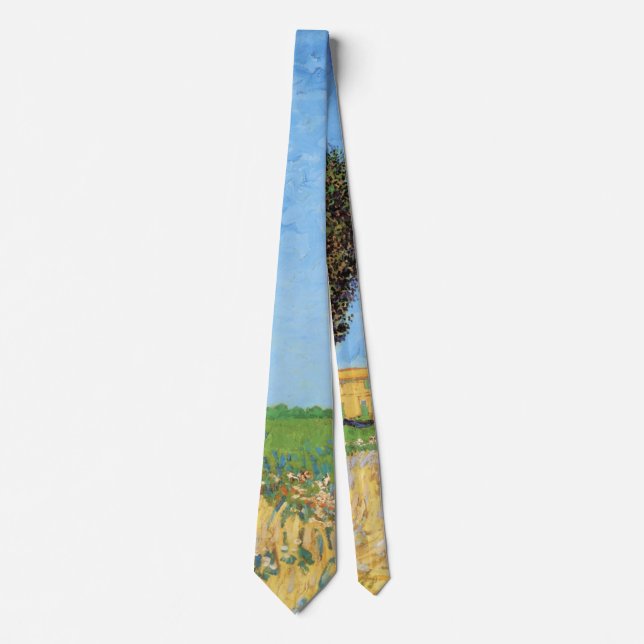 Corbata Camino cerca de Arlés de Vincent van Gogh (Anverso)