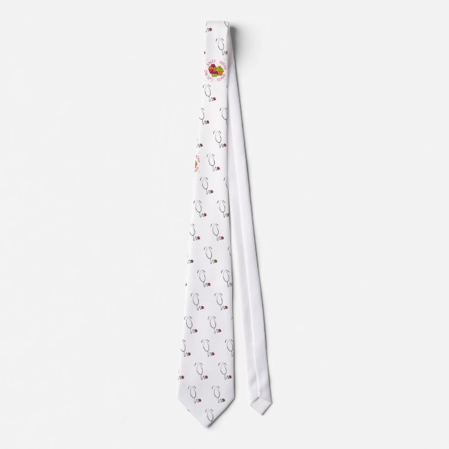 Corbata Camisetas y regalos del estetoscopio (Anverso)