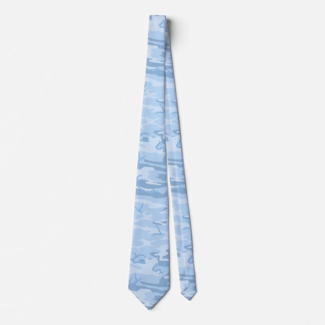 Corbata Camo azul descolorado (Anverso)