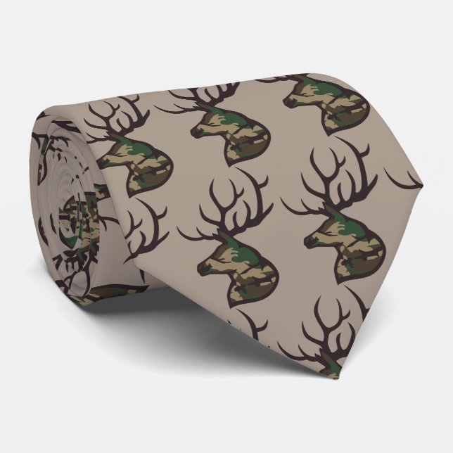 Corbata Camo Buck (Enrollado)