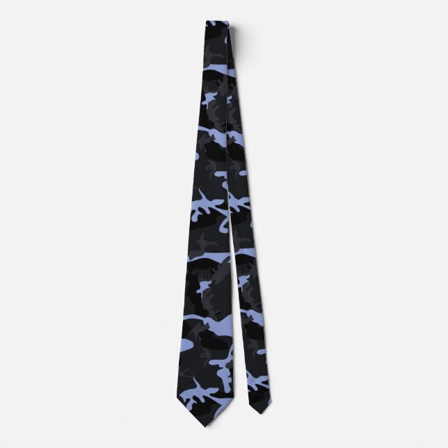 Corbata Camo de resaltados azules de Guay (Anverso)
