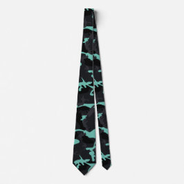 Corbata Camo de resaltados azules para bebés