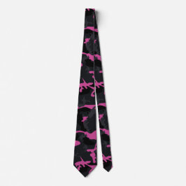 Corbata Camo de resaltados rosados