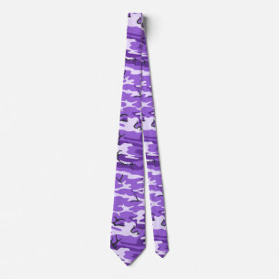 Corbata Camo púrpura