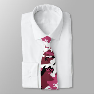 Corbata Camo rosado
