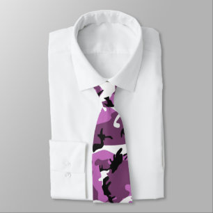 Corbata Camo violeta