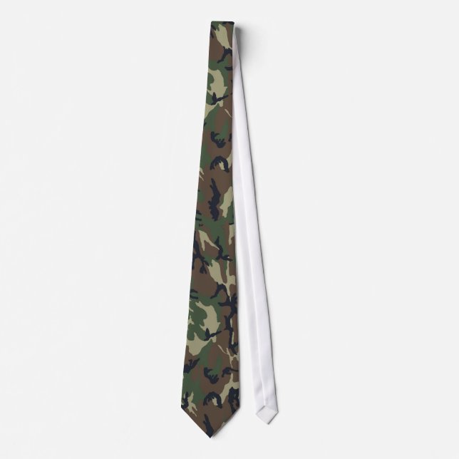 Corbata Camouflage Woodland (Anverso)