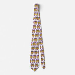 Corbata Campanas de Navidad adorables con cinta y lazo
