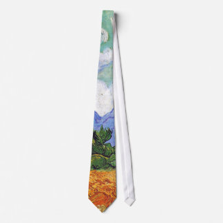 Corbata Campo de trigo con cipreses Bella Artes Van Gogh