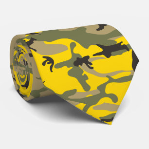 Corbata Camuflaje amarillo y verde, ejército, ejército